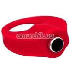 Віброкільце Caliber Cock Ring, червоне - Фото №1