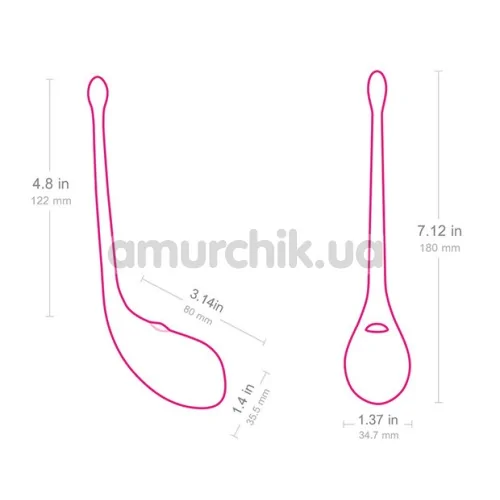 Виброяйцо Lovense Lush, розовое