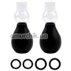 Вакуумні стимулятори для сосків All Time Favorites Nipple Sucker Set For Her, чорні - Фото №1
