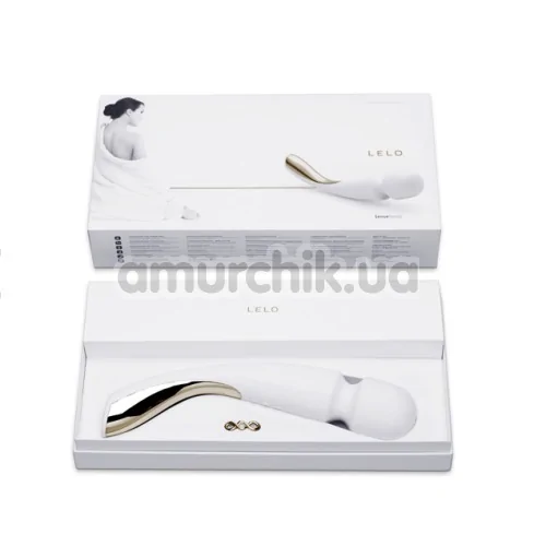 Универсальный массажер Lelo Smart Wand Large Ivory (Лело Смарт Ванд), большой белый