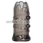 Насадка на пеніс Apollo Premium Girth Enhancer, сіра - Фото №1