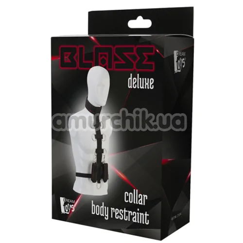 Фіксатори Blaze Deluxe Collar Body Restraint, чорні