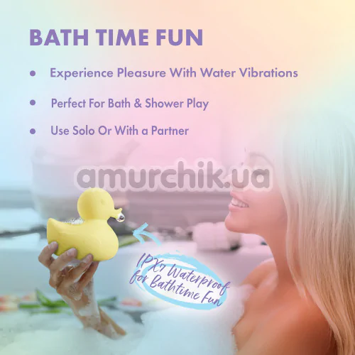 Кліторальний вібратор Play With Me Splash, жовтий