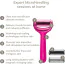 Масажер-ролер для обличчя та тіла з мікроголками Geske MicroNeedle Face & Body Roller 8 in 1, яскраво-рожевий - Фото №7