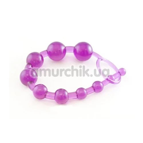 Анальные бусы Thai Toy Beads фиолетовые