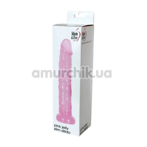 Фалоімітатор Pink Jelly Slim Dildo, рожевий