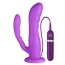 Двойной вибратор Purrfect Silicone 2 ways Vibrator 6.5 inch, фиолетовый - Фото №1
