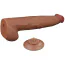 Фалоімітатор Sliding-Skin Dual Layer Dong King Sized 13.5, світло-коричневий - Фото №5