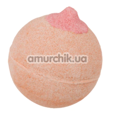 Бомбочка для ванни у вигляді грудей Bath Bomb Boob - полуниця, 180 г - Фото №1