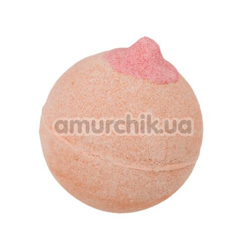 Бомбочка для ванни у вигляді грудей Bath Bomb Boob - полуниця, 180 г - Фото №1
