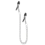 Зажимы для сосков с цепочкой Easy Toys Nipple Clamps With Connecting Chain, серебряные - Фото №1