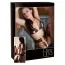 Комплект Abierta Fina Lace Suspender Set черный: бюстгальтер + трусики-стринги + пояс для чулок - Фото №4