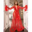 Пеньюар Star Night Sensual Feather Night Robe, красный - Фото №7