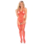 Комбінезон Sheer Fantasy Mesmerized Gartered Teddy Bodystocking, червоний - Фото №3
