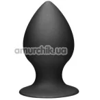 Анальная пробка Tom of Finland XL Silicone Anal Plug, чёрная - Фото №1