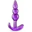 Анальна пробка B Yours Triple Bead Anal Plug, фіолетова - Фото №2