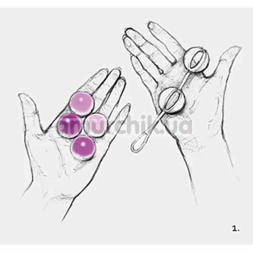 Вагинальные шарики Geisha Balls 2, розовые