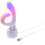 Вибратор с подсветкой Illumination The Rabbit, белый - Фото №9