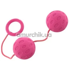 Вагінальні кульки Pink Balls, рожеві - Фото №1