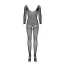 Комбинезон Obsessive Bodystocking N120, черный - Фото №6