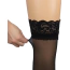 Чулки Star Night Lace Stockings, черные - Фото №4