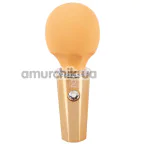 Клиторальный вибратор Mini Wand Mango, оранжевый - Фото №1