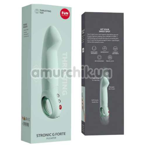 Пульсатор Fun Factory Stronic G Forte, бирюзовый