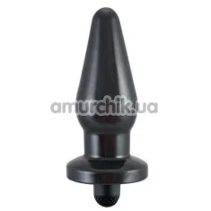 Анальная пробка с вибрацией Timeless Anal Torpedo, черная - Фото №1