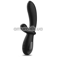 Вибратор с электростимуляцией Fierce Euphoria Eros Electro Sword, черный - Фото №1