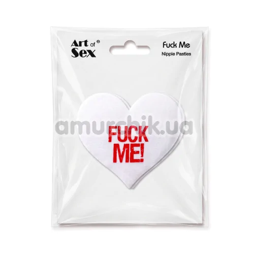 Украшения для сосков Art of Sex Fuck Me, белые