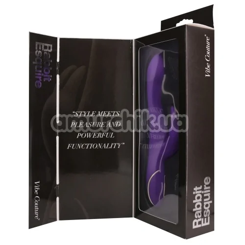Вибратор Vibe Couture Rabbit Esquire, фиолетовый