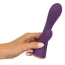 Вібратор Super Soft Double Layer Silicone Rabbit Vibrator, фіолетовий - Фото №8