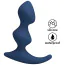 Стимулятор простати MR Play David Silicone Prostate Massager, синій - Фото №7