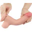 Фаллоимитатор Sliding-Skin Dual Layer Dong 8 с мошонкой, телесный - Фото №12