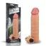 Насадка на пенис с вибрацией Revolutionary Silicone Nature Extender LV414100, телесная - Фото №6