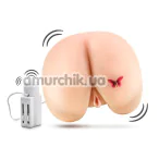 Штучна вагіна і анус з вібрацією X5 Vibrating Rear Ecstasy, тілесна - Фото №1