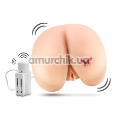 Штучна вагіна і анус з вібрацією X5 Vibrating Rear Ecstasy, тілесна - Фото №1