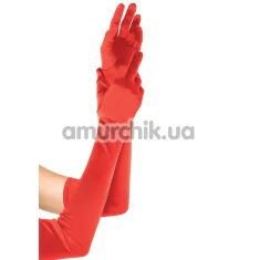 Перчатки Leg Avenue Extra Long Opera Length Satin Gloves, красные - Фото №1