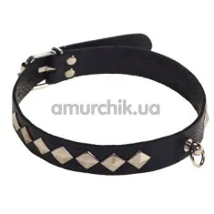 Ошейник sLash SUB Leather Choker, черный - Фото №1