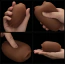 Мастурбатор Lovetoy Slider Double-Ended Masturbator Vagina and Mouth, коричневий - Фото №10