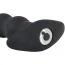 Анальная цепочка с вибрацией Black Velvets Rechargeable Beads, черные - Фото №5