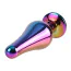 Анальная пробка с радужным кристаллом Matrix Mont Classic Rainbow Butt Plug S, радужная - Фото №3