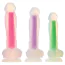 Фалоімітатор Radiant Glow In The Dark Soft Silicone Dildo Large, рожевий - Фото №8