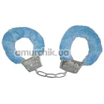 Наручники Power Escorts Love Cuffs, голубые - Фото №1