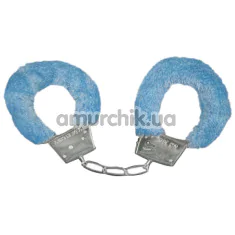 Наручники Power Escorts Love Cuffs, голубые - Фото №1