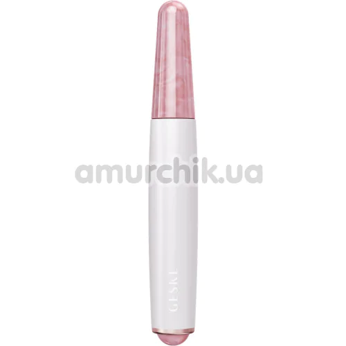 Ручка-массажер для лица Geske Double-Sided Rose Quartz Depuffing Pen 7 in 1, кремовый - Фото №1