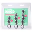 Набір з 3 анальних ланцюжків Doc Johnson Mood Naughty Contour Beads Trainer Set, чорний - Фото №5