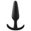 Анальна пробка Fantasstic Smooth Anal Plug Medium, чорна - Фото №1