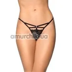 Трусики-стрінги G-String 2473, чорні - Фото №1