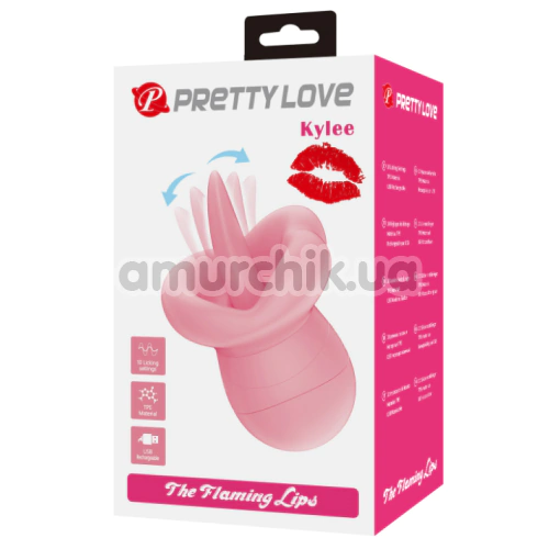 Симулятор орального сексу для жінок Pretty Love Kylee, рожевий